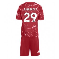 Liverpool Bradley Barcola #29 Hemmaställ Barn 2026-27 Korta ärmar (+ Korta byxor)